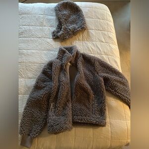 Abercrombie Gray Puffer Jacket